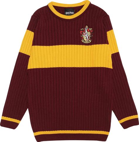 Buy Harry Potter Gryffindor House Stripe Knitted Jumper Kids 5 13