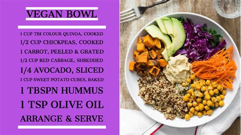 Vegan Bowl Recipe Fuel Personal Transformations