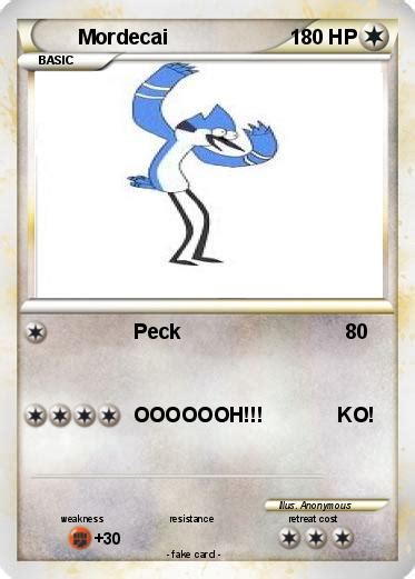 Pokémon Mordecai 201 201 Peck My Pokemon Card