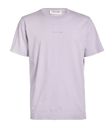 1017 Alyx 9sm Purple Mini Logo T Shirt Harrods Uk