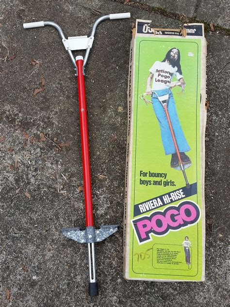 Reduced Original Pogo Stick 1970s Riviera Hi Rise In Box Nr Mint Pogo