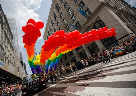 New Yorks Gay Pride Parade Celebrates Passage Of Same Sex Marriage Law