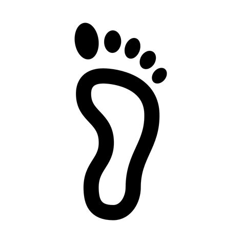 Footprint Icon Clipart Best