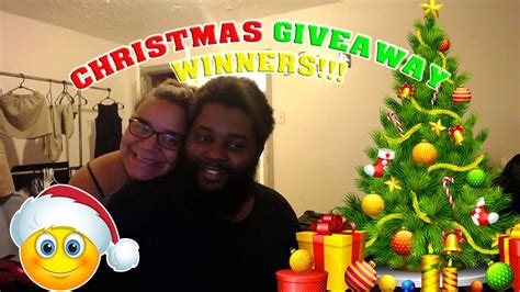 Christmas Giveaway Winners Youtube