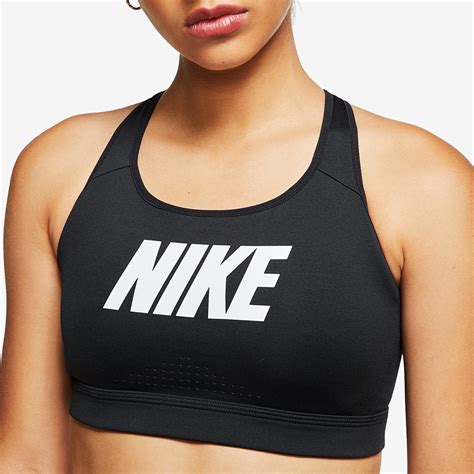 nike womens impact strappy high support sports bra black black white womens clothing pro
