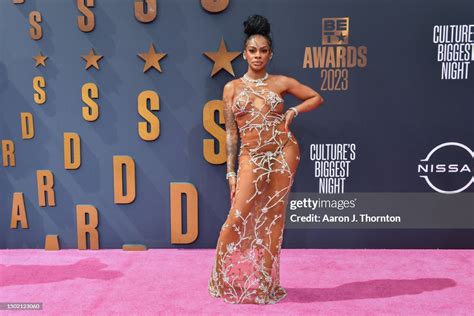 Jess Hilarious Arrives At The 2023 Bet Awards At Microsoft Theater On ニュース写真 Getty Images