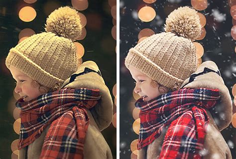 Download 100 Free Snow Actions Photoshop