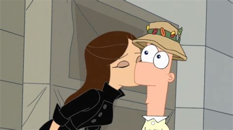Image Vanessa Kisses Ferb Disney Wiki Fandom Powered By Wikia