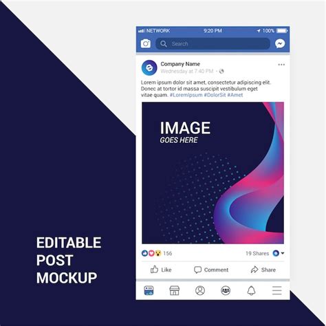 Facebook Mockup Post Free Information Bswigshoppe