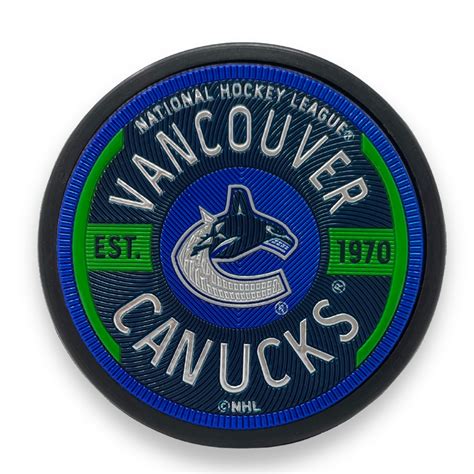 vancouver canucks puck gear trimflexx hockey hall of fame