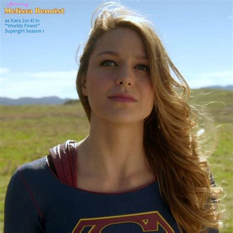 Melissabenoist As Kara Zor El In Supergirl Season Worlds Finest Melissa Marie Benoist Cw Dc