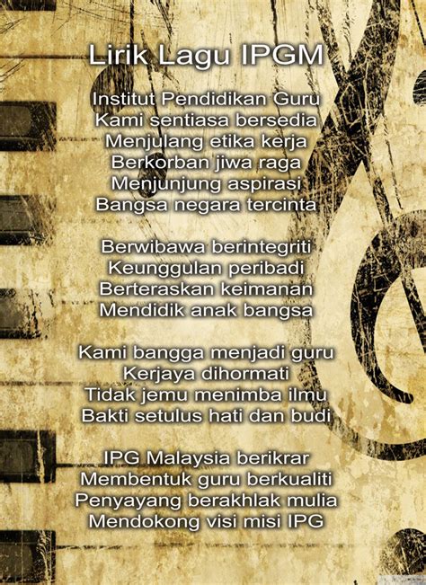 Lagu tema hari guru kami guru malaysia. Perpustakaan Al-Basuti: LIRIK LAGU GURU MALAYSIA & LAGU IPGM