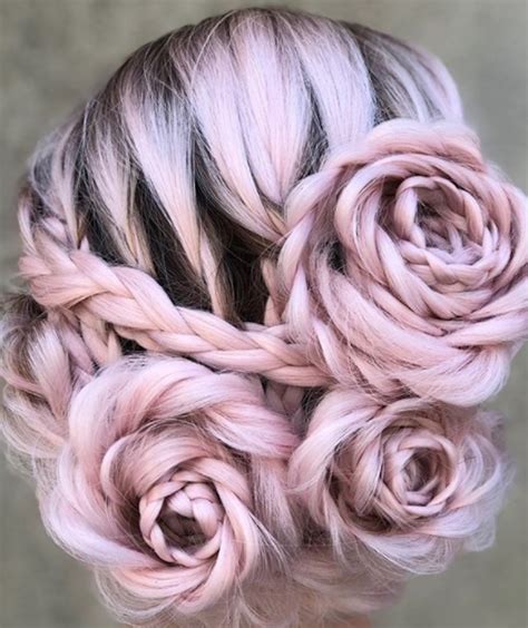 Women Are Doing Rose Braid Hairstyles Perfect For Spring Braided Rose