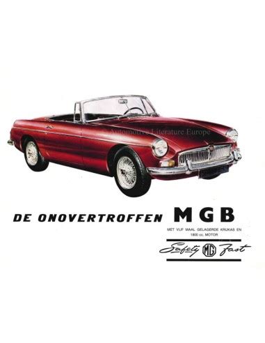 Mg Mgb Brochure Dutch