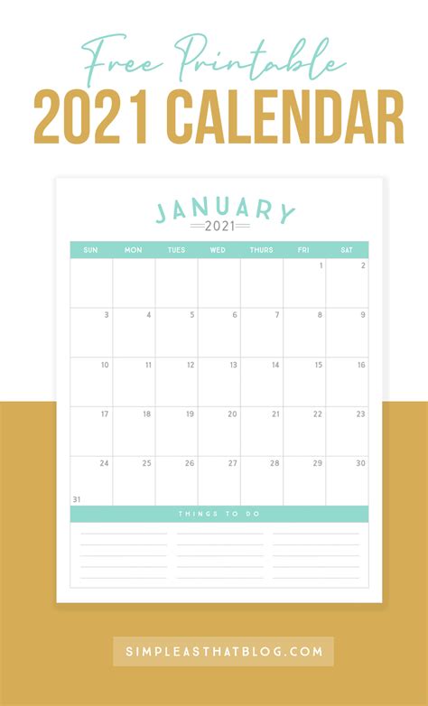 Felt Printable Calendars 2021 Printable Pattern Calendar 2021 Freebie
