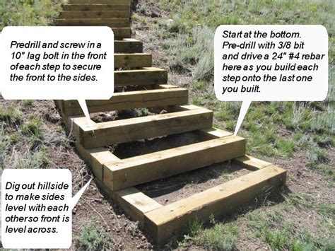 How To Build Steps Up A Hill
