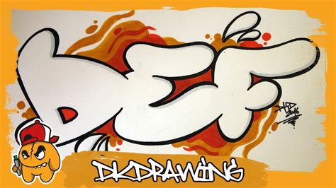 Graffiti Alphabet Tutorial How To Draw Graffiti Bubble Letters D To F