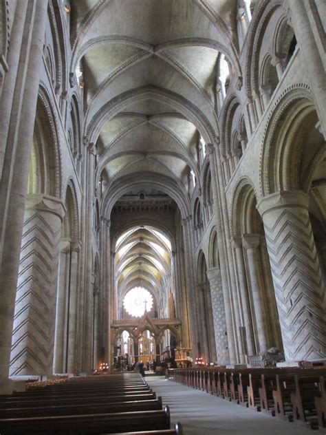 Norman Interior Nave Of Durham Cathedral England Flickr