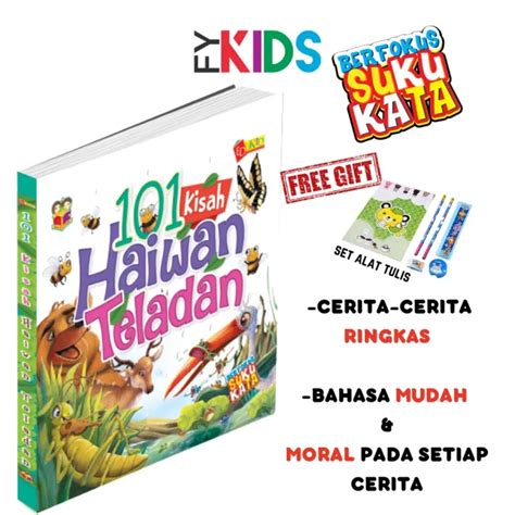 Buku Cerita Kanak Kanak 2 Free Ts 101 Kisah Haiwan Teladan Buku
