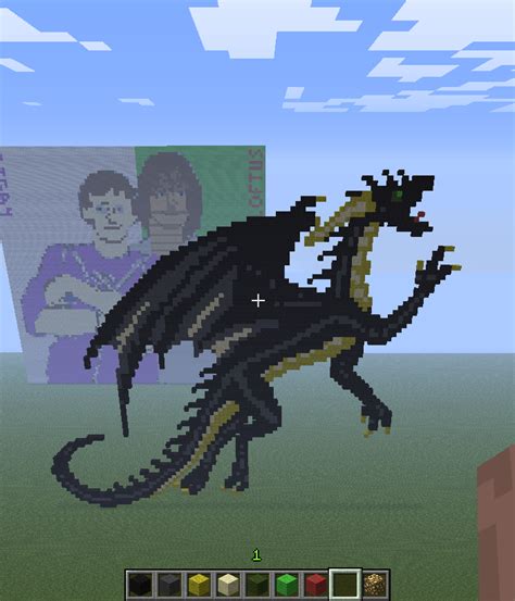 Minecraft Dragon D Pixel Art Goimages Smidgen