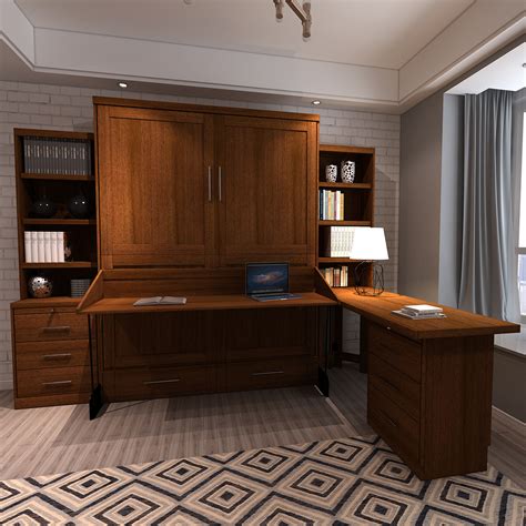 The Desk Murphy Bed A Favorite Wallbed For Home Offices Guest Beds