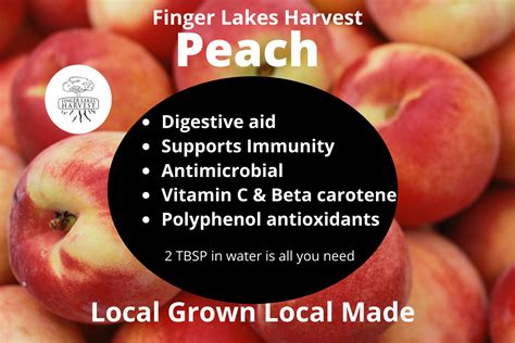 Peach Shrub Finger Lakes Harvest