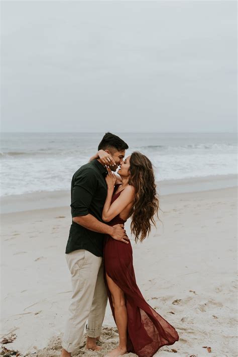 Neha Amit Santa Monica Beach Couples Shoot Fotograf A De Parejas En La Playa Fotos De