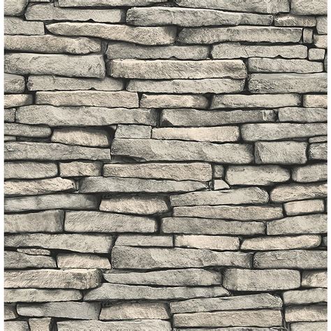 Brewster Ledge Grey Slate Wall Wallpaper Fd23275 The