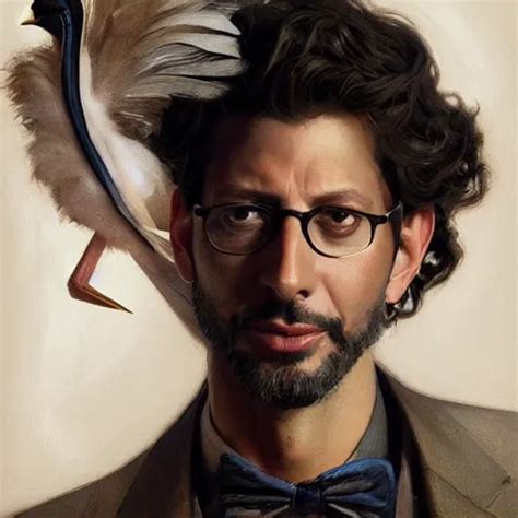 Hyperrealistic Portrait Of A Man As Jeff Goldblum Stable Diffusion