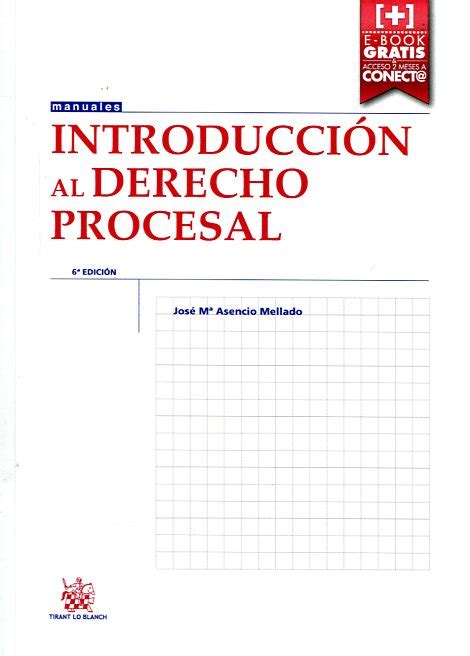 Libro Introducción Al Derecho Procesal 9788491190424 Asencio