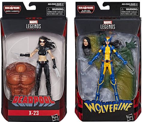 Marvel Legends X 23 X Force And X 23 Wolverine Action Figure Set