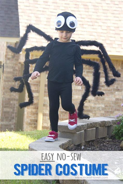 Diy Easy No Sew Spider Costume Plus One To Give Away Make