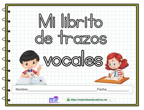 Mi Librito De Trazos De Las Vocales Preescolar Materiales Educativos