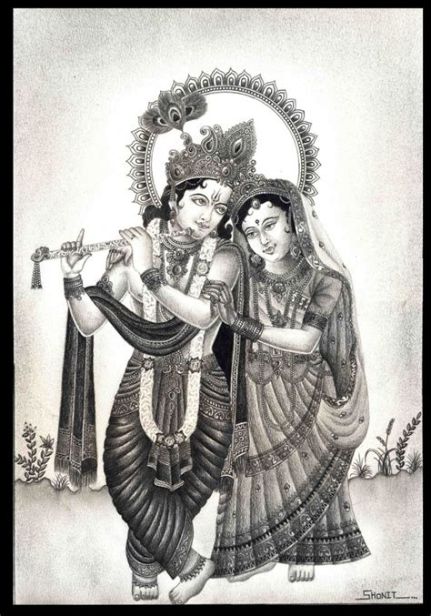 Krishna Drawing Pencil Easy Step By Step - h2ablog