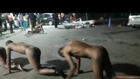 Video South Africa Looters Nude Punishment Musvo Zimbabwe