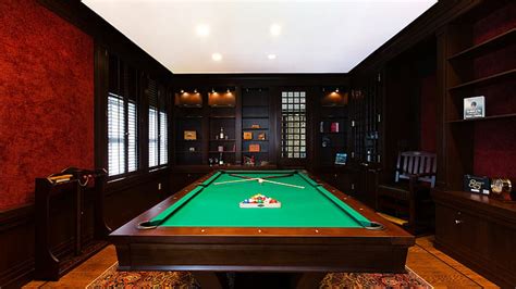 Hd Wallpaper 1920x1080 Px Billiards Interior Pool Table Room Abstract
