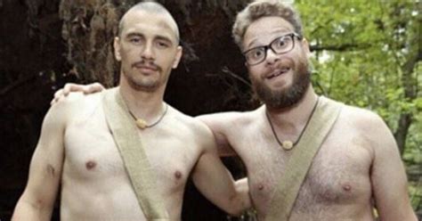 james franco nu dans la forêt avec son acolyte seth rogen photos huffpost divertissement