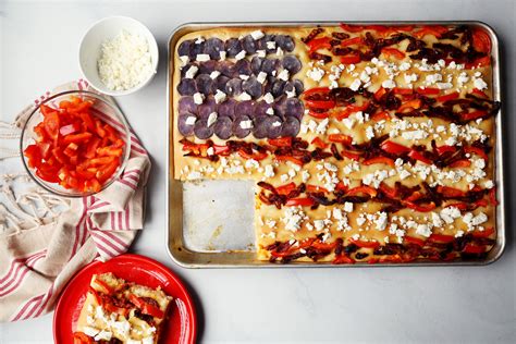 How To Make American Flag Focaccia Art - Food.com
