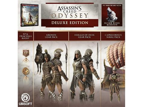 Assassin S Creed Odyssey Deluxe Edition Xbox One Newegg Com