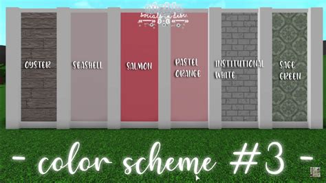 19 Bloxburg Colour Schemes Ideas In 2021 Colour Schemes House Color
