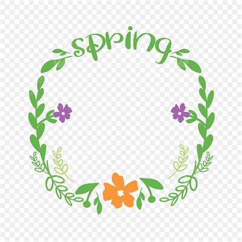 Spring Svg Vector Design Images Svg Green Spring Leaf Floral Elements