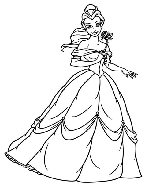 Download and print these belle princess coloring pages for free. Bella Coloring Pages at GetColorings.com | Free printable ...