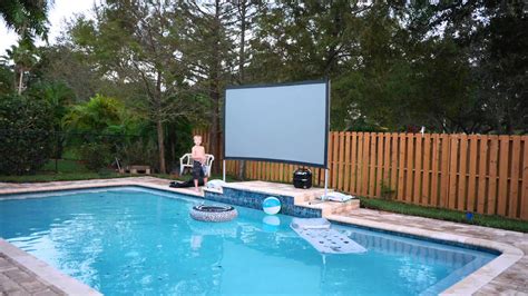 You are fully outdoors and fully at the movies, too. My backyard theater system | DIY Outdoor Movie Theater ...
