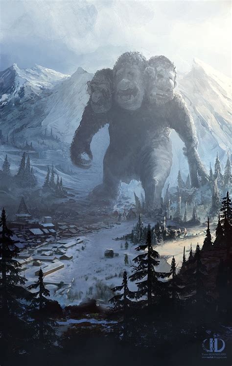Troll Giant By Tierno Beauregard Imaginarywinterscapes