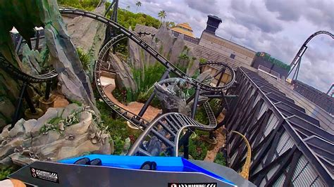 Jurassic World Velocicoaster Front Row On Ride Pov At Universals Islands Of Adventure Best