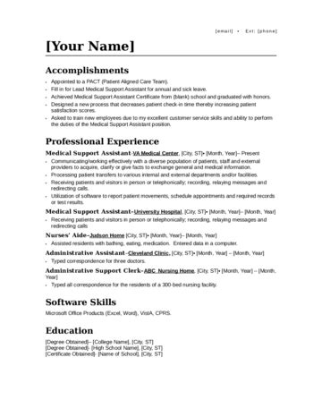 Resume Objective Examples - Edit, Fill, Sign Online | Handypdf