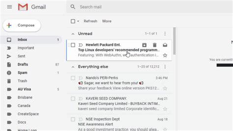 How To Show Unread Mails At The Top In Gmail Unread Mails First Inbox
