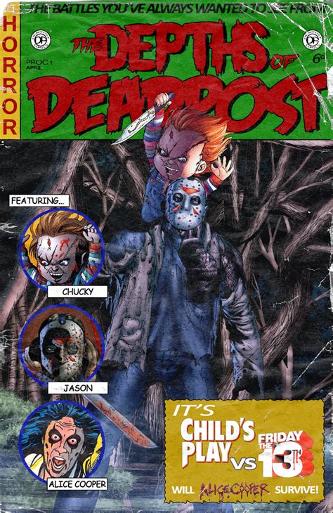 Jason Vs Chucky Comic Cover Project Deadpost