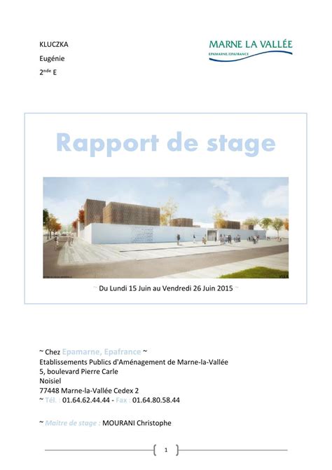 Rapport de stage Epa by Laure Kluczka  Issuu