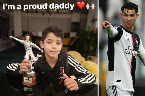 Cristiano ronaldo, 36, portekiz juventus, 2018'den beri santrafor piyasa değeri: Cristiano Ronaldo Jr, 9, makes Juventus star dad proud ...